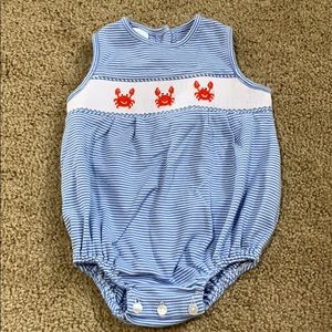 Edgehill collection onesies crab print